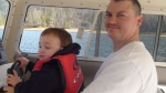 Dad & Wyatt at Whiskeytown Lake.