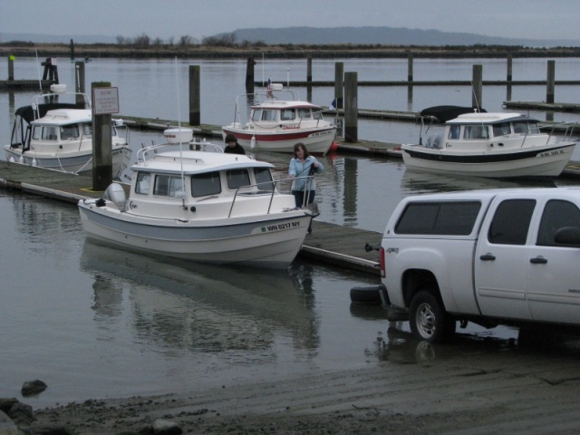 Launching for the River Trip.  Nice group.