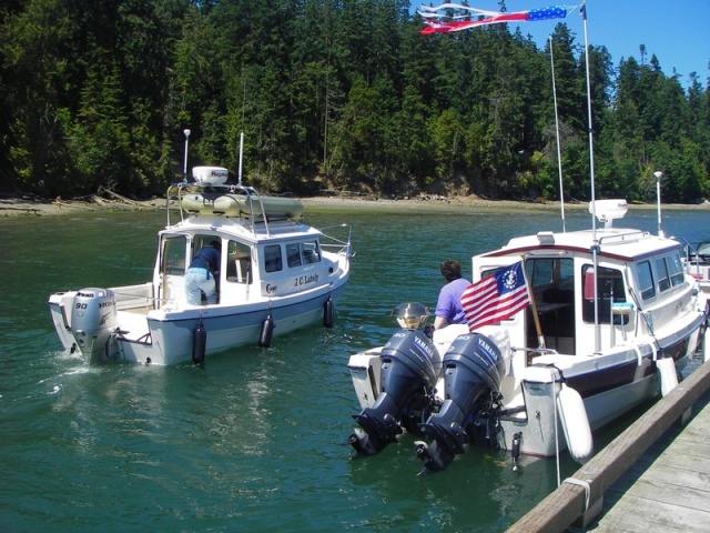 JC Lately leaving Sequim Bay State Park, after a stop by for a lunch visit.