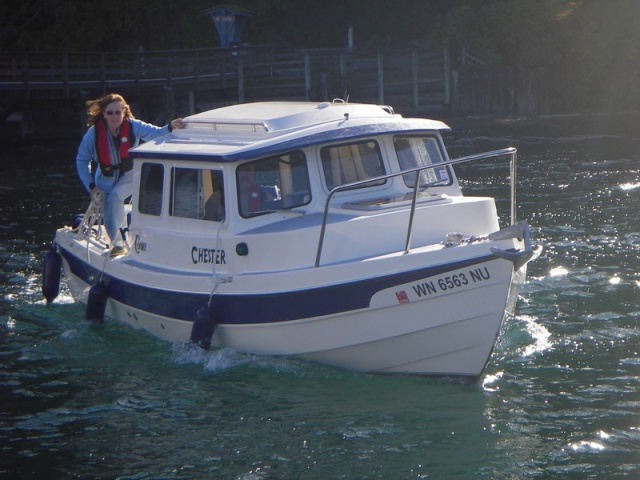 Chester approching SBSP dock for CBGT-07