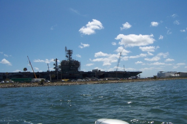 USS Kennedy being decommissoned Mayport Naval Station