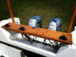 rod holder,downrigger & flag mount; seat; ouside way around camperback