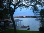 Sunset at our new lakehouse