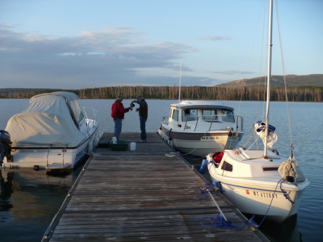 Yellowstone Lake 2008. My Potter 15. 