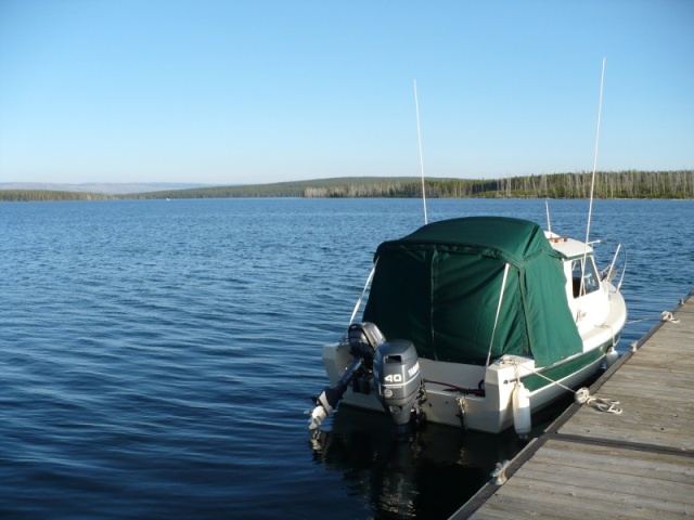 Yellowstone Lake 2009, Eagle Bay dock 1993 CD 16