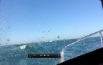 Sep 18, 2013. What a 4 footer looks like through the Marinaut windshield. This was a rough day on Long Island Sound.  Significant wave height was 2.5 to 3 feet, with maximum wave height to 4 feet.  Infrequently, we saw rogue waves of 5 to 6 feet.  LI Sound was like this nearly the entire 2013 season as short term, alternating cold and warm fronts whipsawed the Eastern Seaboard.  The issue with LI Sound is not just the wave heights, but we have major tidal flows and two rivers to contend with that at times can create confused seas.