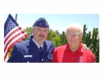 (C-Pup16 in Los Angeles) Keith (USCG Auxiliary) & Dad (WWII Merchant Mariner)