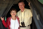 Keith & Kimiko in tent.JPG
