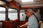 Test drive on Lake Union during boat show