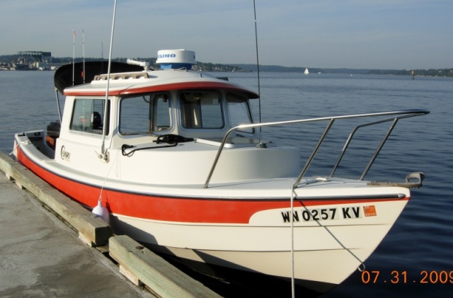 Tied up at the public dock in Port Orchard.