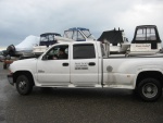 Cory of Sharp Yacht Transport delivering out Tomcat after a drive from Florida