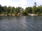 Georgian Bay outside Trent Severn pink granite rocks