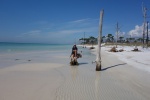 Crooked Island Fl, requires 20 mile trip in the Gulf but worth it, in October