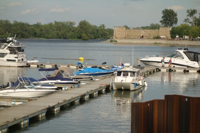 Chambly marina and fort