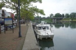 Seneca Falls town wall. 