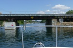 Do whatever it takes to get your air draft under 8' to take the Lachine Canal through Montreal via 5 easy locks with floating docks staff will tie you to.