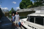 Lock 5 (the last) on the Lachine canal through Montreal.  Plan on 2-3 hours at Atway Market stop and bring Canadian cash only.  