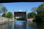 typical 'guard gate' can be closed to divert flooding/ice away from locks they protect