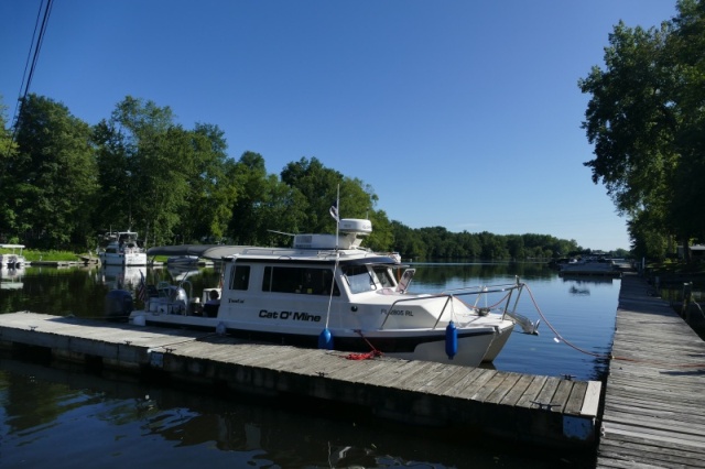 marina off Champlain canal with RV campground, typical mom & pop operation