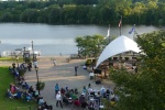 concert at Amsterdam city dock