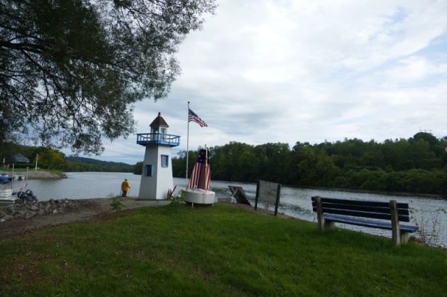 Entrance to St Johnsville city marina on the Erie Canal.  Take time to explore the towns, history, museums and ambience without being in a hurry!