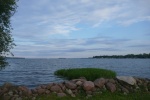 Lake Oneida in a very mellow mood.  20 miles long and winds can make for a nasty chop for a small boat