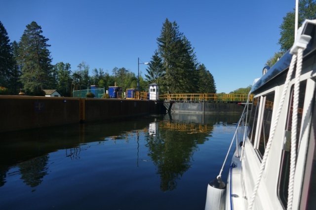 Erie Canal Lock 23, our last before our launch ramp