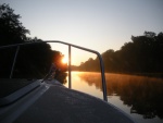 Canal dawn returning to Seneca Lake by ourselves.  