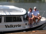 Valkyrie's crew relaxing at Seneca Falls.