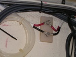 (Dora~Jean) Added 8 AWG wiring fab'd plate to tap into line.