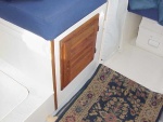 (SEA3PO) I installed a shelf and an opening teak door