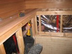 Sauna Construction Winter 2008