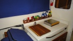 Cutting board & spice rack