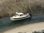 Sneaking in at low tide, Pacific Playgrounds, June 2019