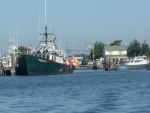 Looking in at the inner harbor in Cape May