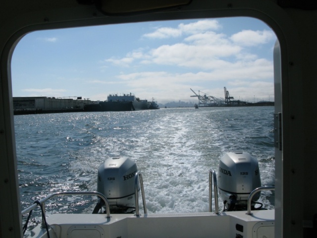 SF in background after sea trial