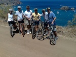 (Dora Jean)
ALL of the biking team - note spectacular view!