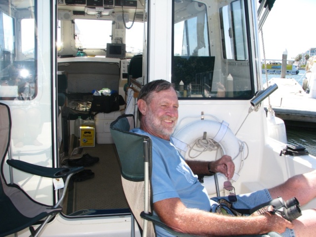 Brent resting at Marina Del Rey