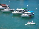 Tee Ten, Dora Jean and Pounder. I believe Steve Grover (Tee Ten) in the raft -- he LOVES that raft.