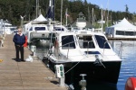 kathy adn cattitude at roche harbor