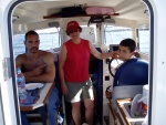 3 generations out for a day on the boat