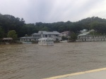 Hand driven chain ferry across the Saugatuck river