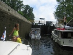 From Petersboro to Bobcaygeon we traveled with four other boats.  The Macgregor is from Frankford, the American tug is from Sackets Harbor New York, Free Bird is from Wisconsin and the Rosborough is a nice couple from Eastern Canada