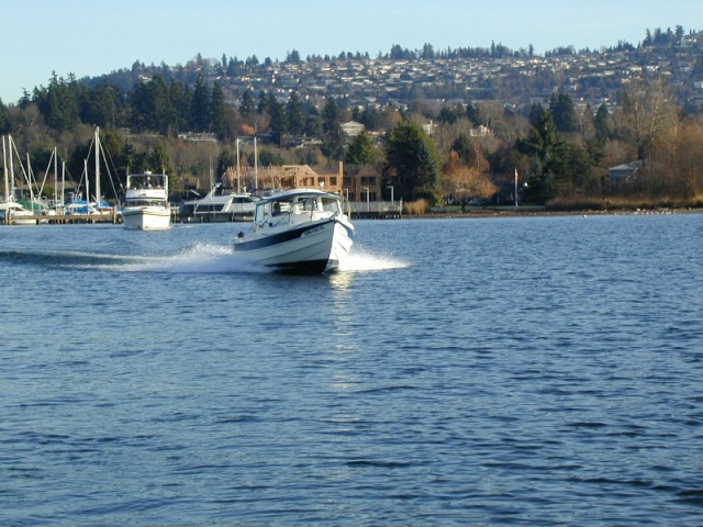 Heading out of Newport Yacht Basin