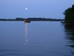 Moonrise over Davis Creek