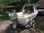 1993 16\' ANGLER WITH SEAT BOXES and top
