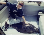 Cindy's first halibut