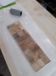 TEST PANEL: rolled epoxy onto top of balsa