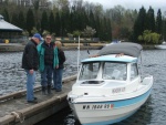 Marty Greeting Pat and Patty at Coulon Park 3-21-10