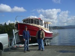 Doug and Andrew at Lake Washington